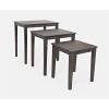 AV1730-93 Zestaw 3 stolików Avol Burnished Chestnut