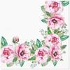 Pl Serwetki Floral Border