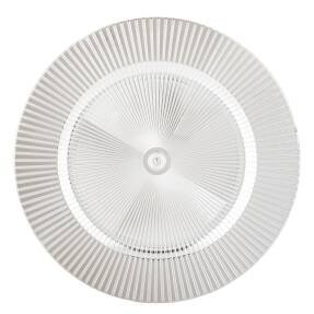 Strieborný Plastový Klubový Tanier 33cm