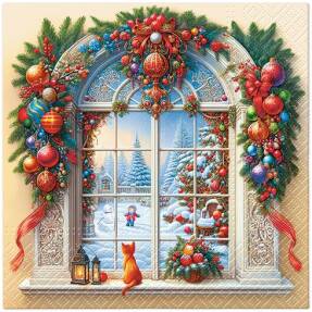 Pl Serwetki Holiday Arch Decor