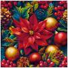 Pl Serwetki Vintage Poinsettia Charm